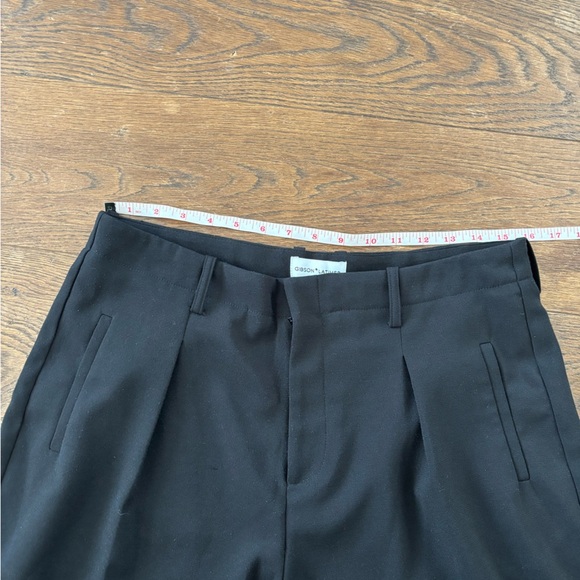 Gibson Latimer Long Pleated Tailored High Waist Dress Shorts - Picture 9 of 12